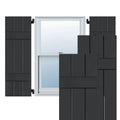 Black Pine Board and Batten Shutters Pair N635569
