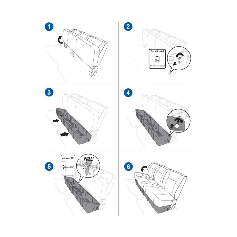 Rear Underseat Storage Box R95464