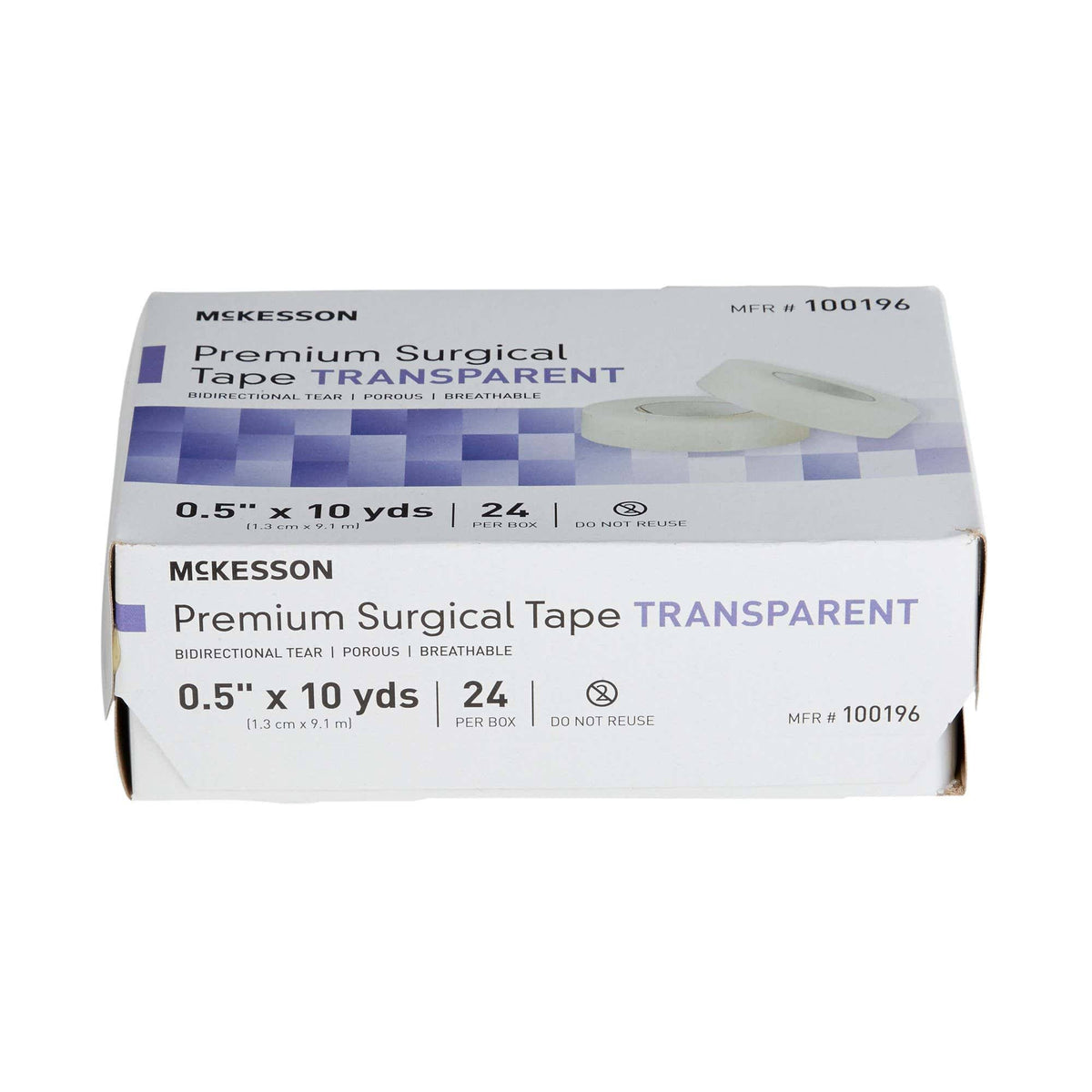 Water Resistant Plastic Medical Tape 1/2 inch x 10 Yard Z5661