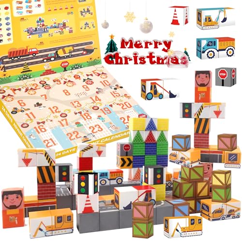100PCS Magnetic Building Blocks Advent Calendar F3758