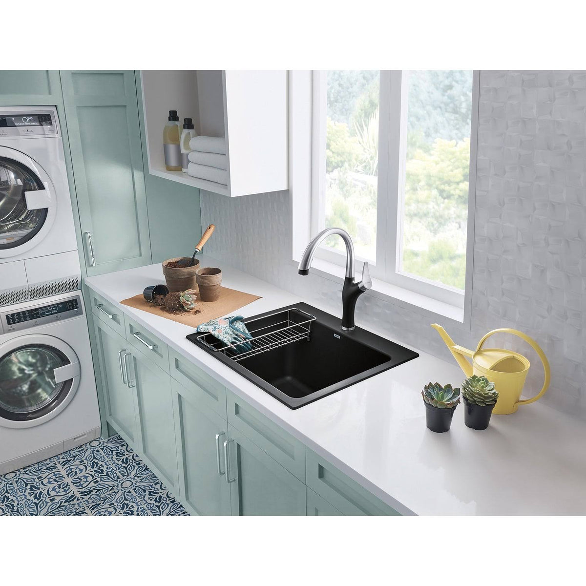 Cafe Brown Laundry Sink H4266
