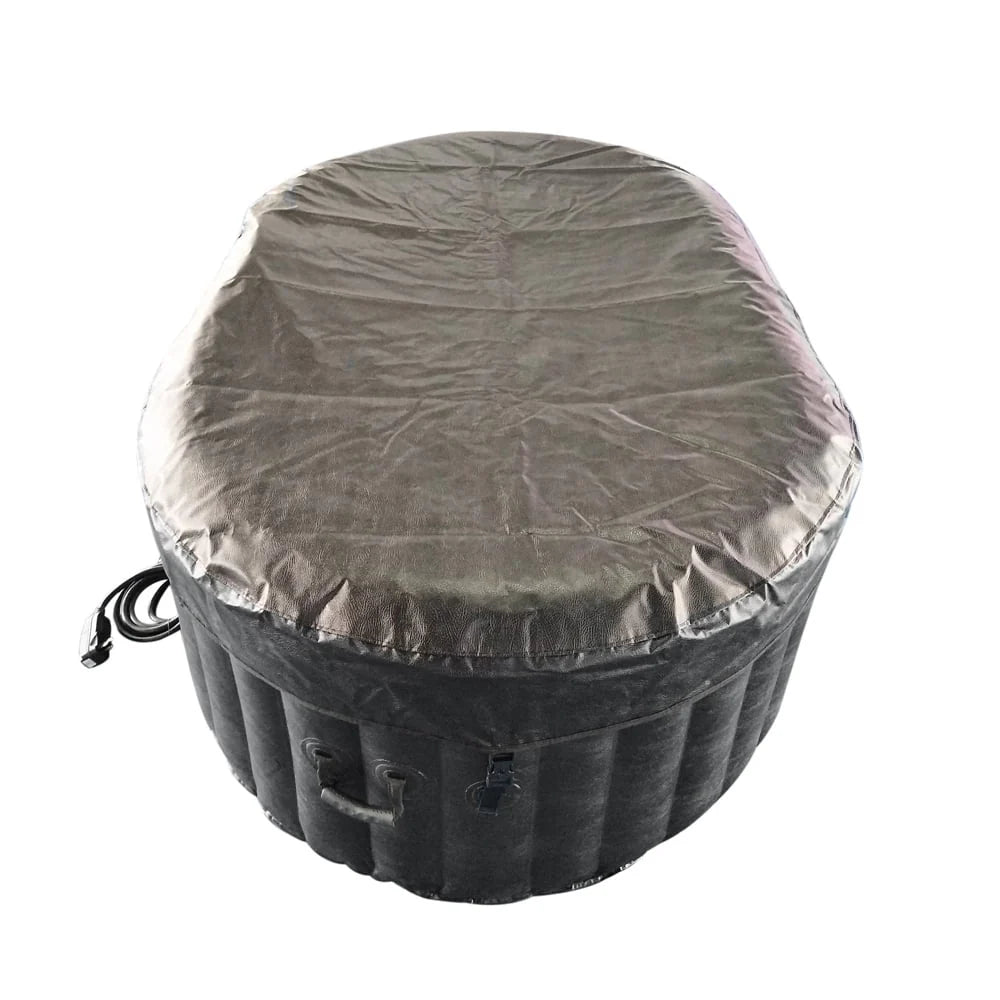 145 Gallon 2 Person Brown Oval Inflatable Hot Tub N648