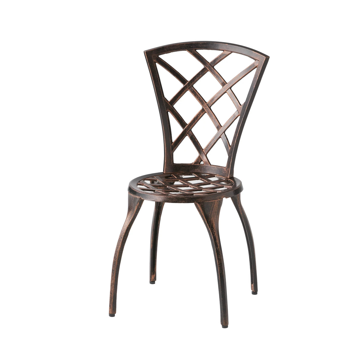 Modern Outdoor Cast Aluminum 3 Piece Bistro Set U41894