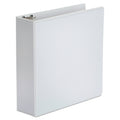 White 3" Round Ring View Binder 6/pk O72138