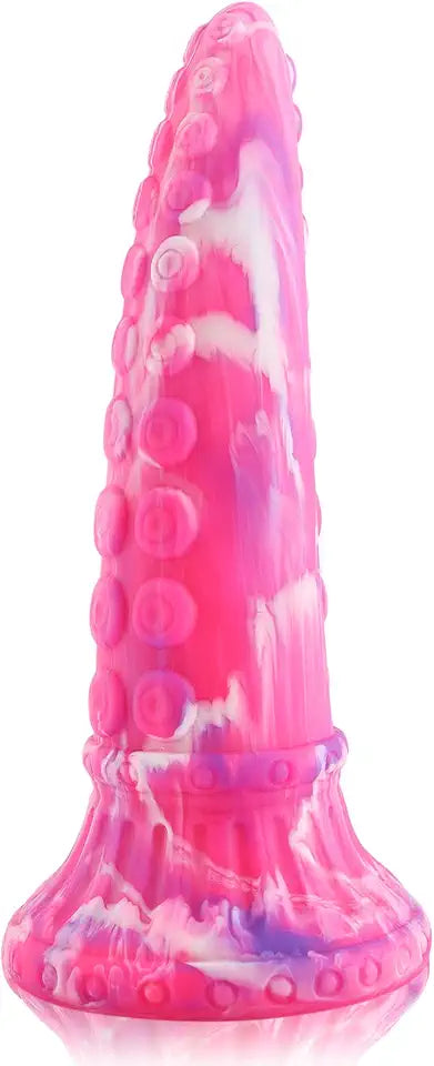 10.15 inch Slightly Curved Silicone Dildo with Suction Cup G404996
