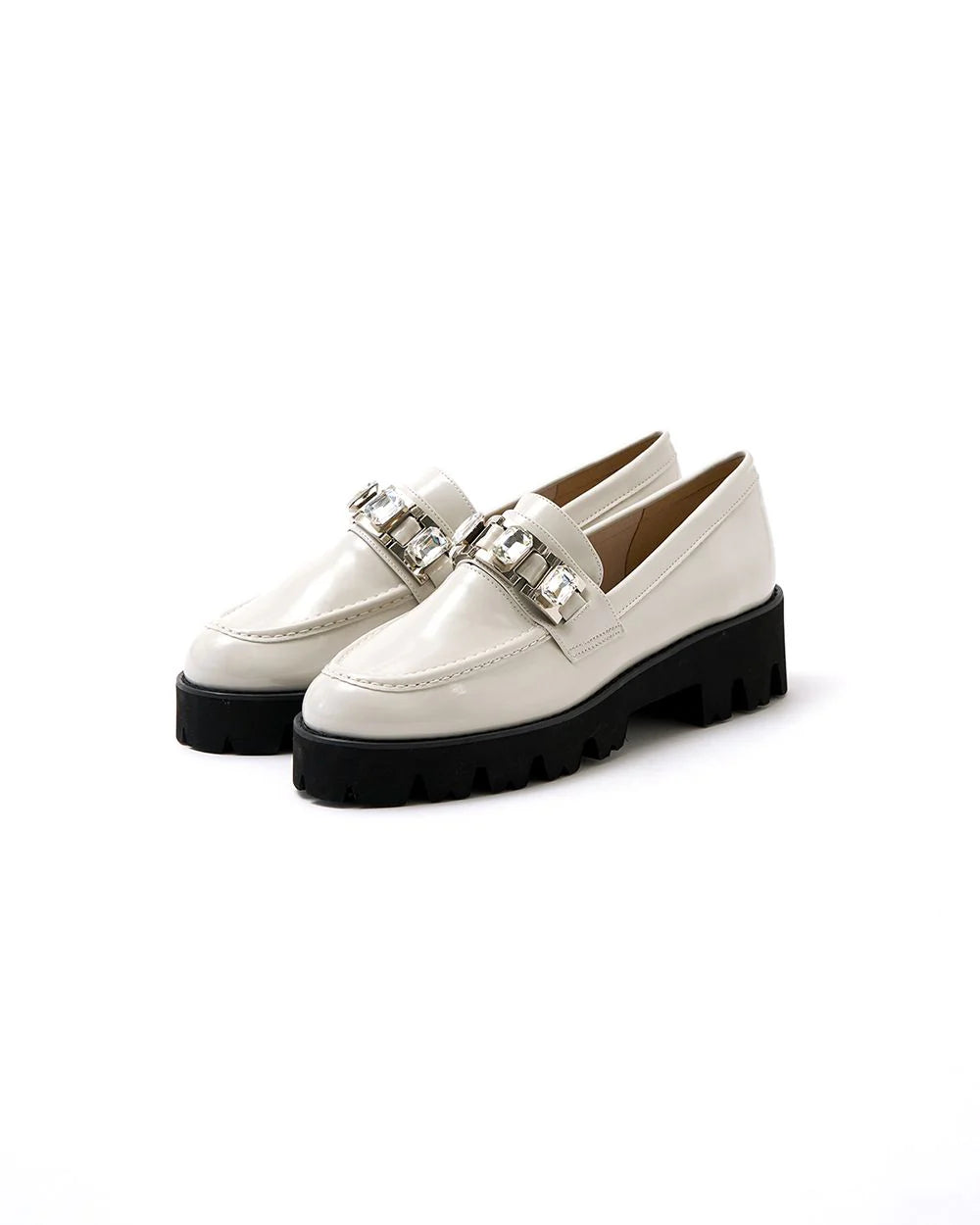 Track Sole Beaded Loafers I37364