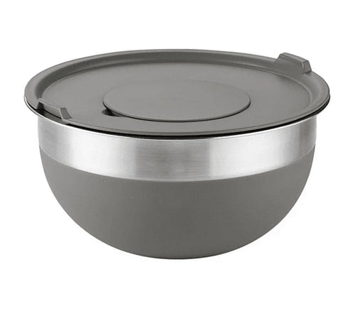 10-Piece Stainless Steel Mixing Bowls, Charcoal B1266