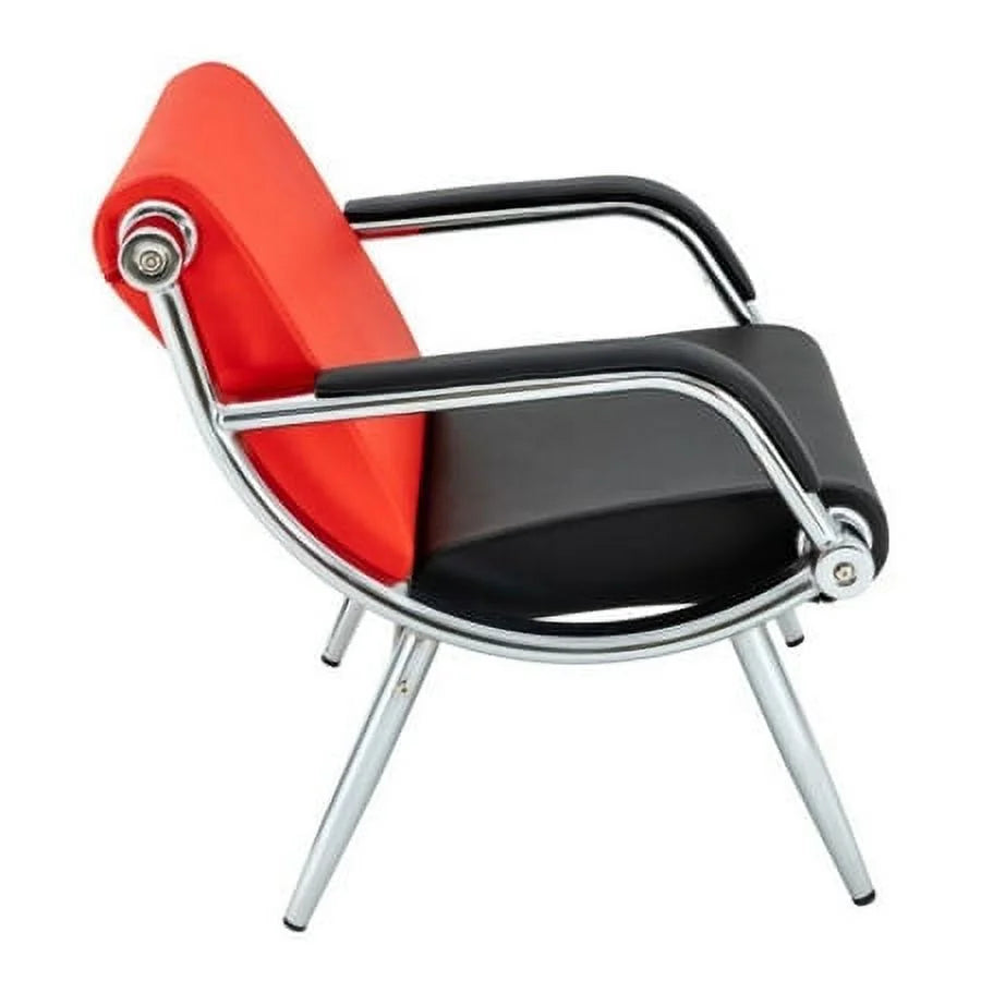 2PCS PU Leather Guest Chair Q74044