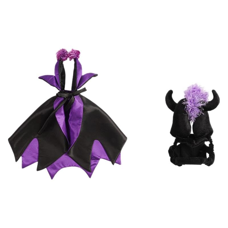 Pet Vampire Costume with Bat Wing Cape and Witch Hat K73978