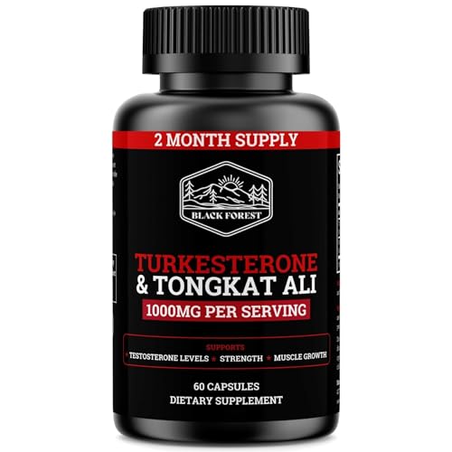 Black 1000mg Turkesterone Supplement X554