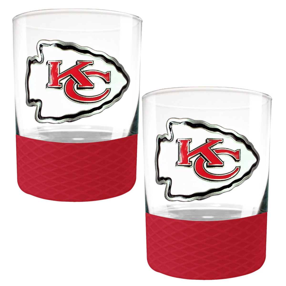 14oz. Rocks Glass Set with Silicone Grip Z909189