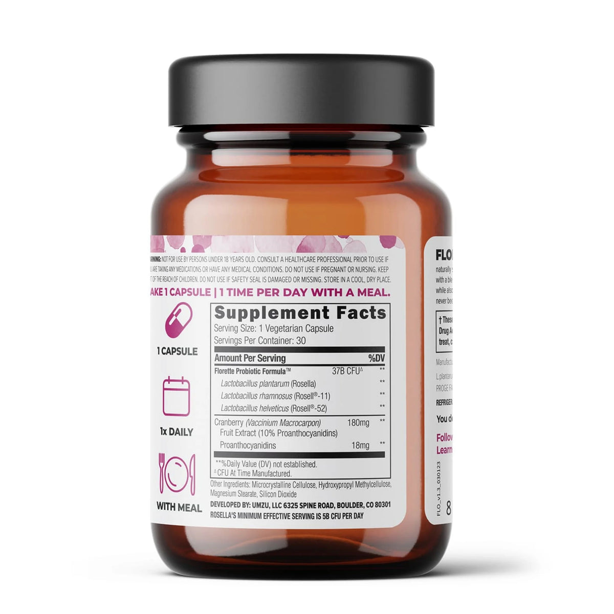 30 Capsules Vaginal & Urinary Tract Health Supplement U208