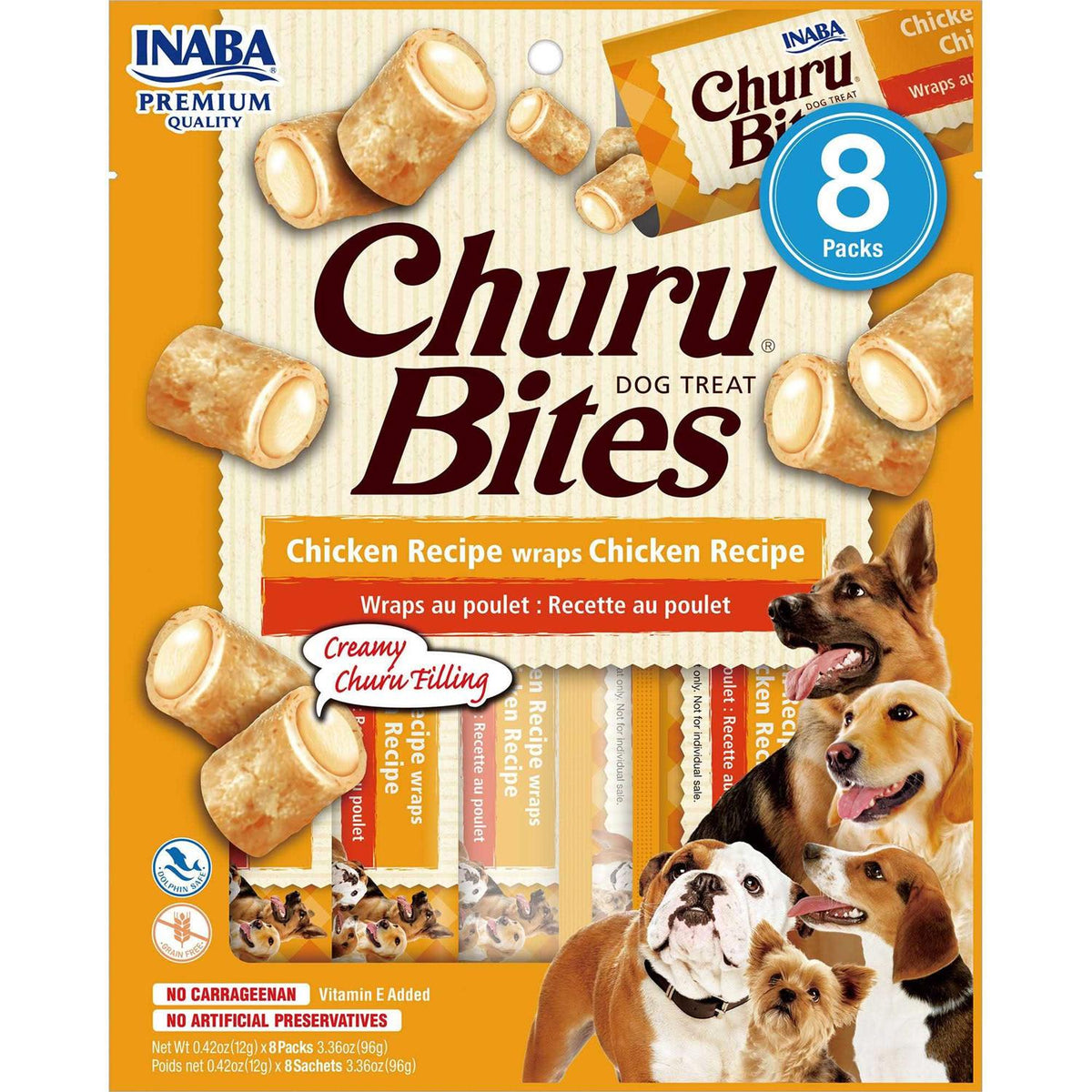 Chicken Recipe Dog Treat Wraps D310