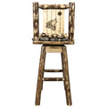 Counter Height Swivel Barstool with Back J14962