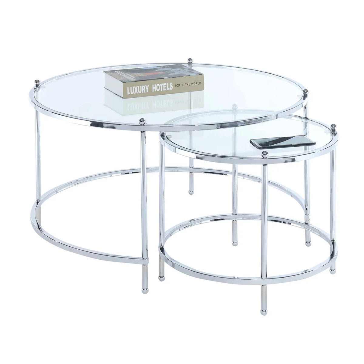 Round Nesting Coffee Table J199