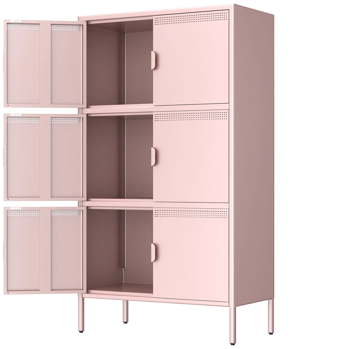 6 Doors Metal Storage Cabinet with Adjustable Shelves T991