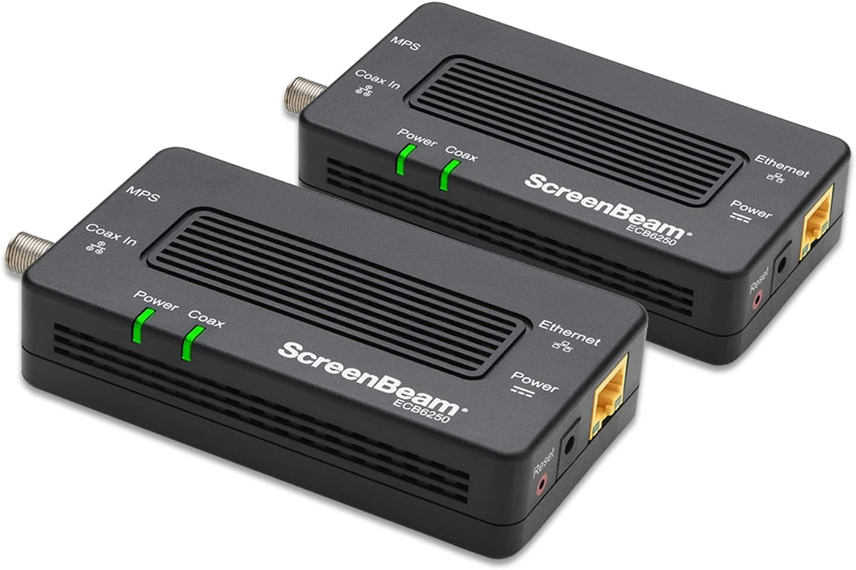 Bonded MoCA 2.5 Network Adapter Ethernet Over Coax Starter Kit M956