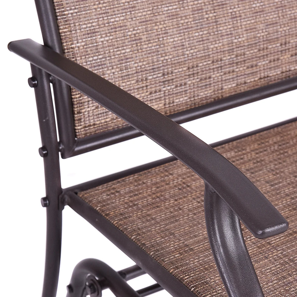 Double 2 Person Outdoor Rocking Bench X6864
