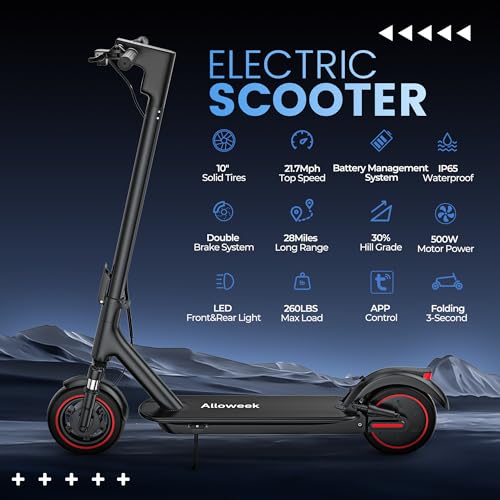 Folding Electric Scooter with Solid Tires and Dual Suspension G911
