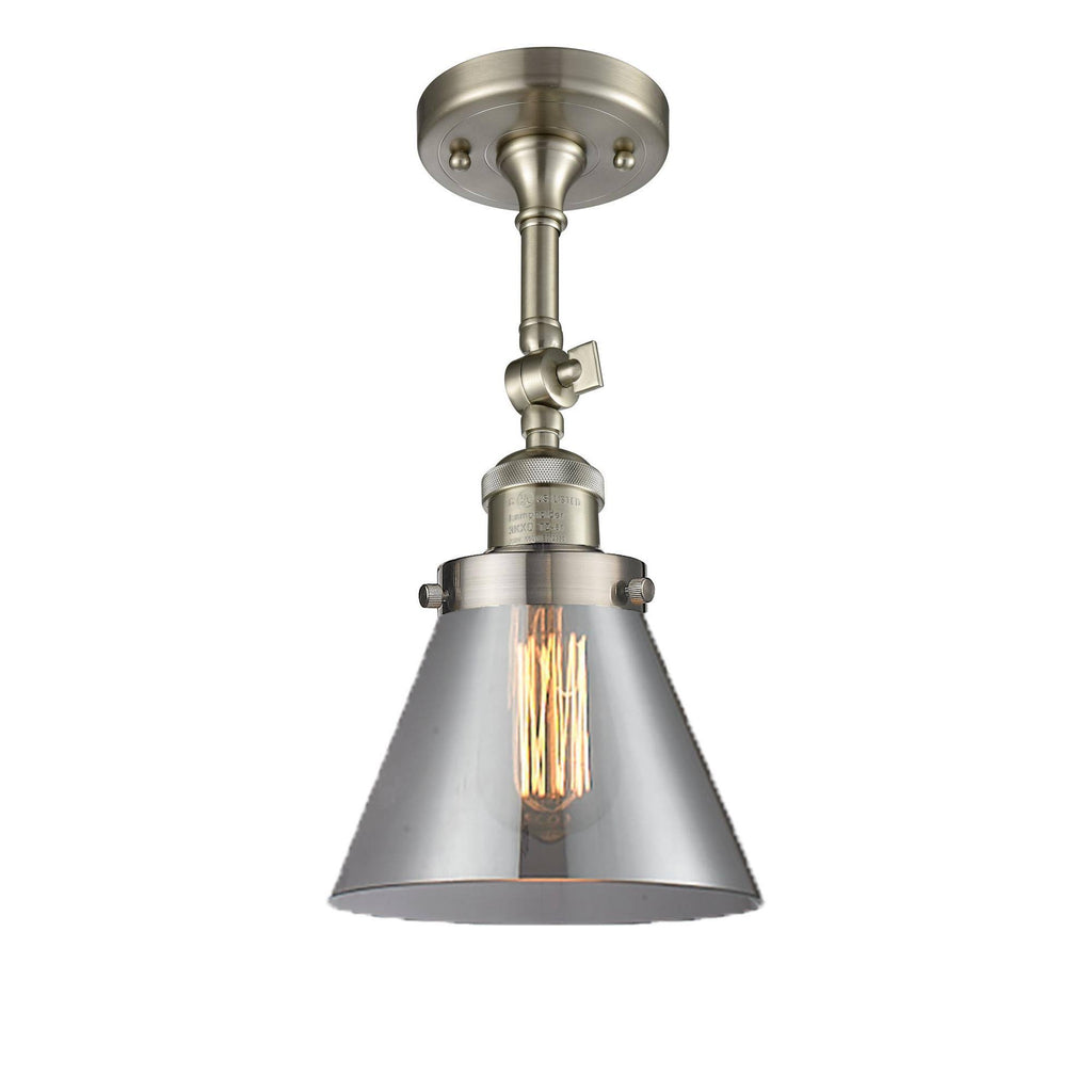 Large Cone-1 Light Semi-Flush Mount T387456