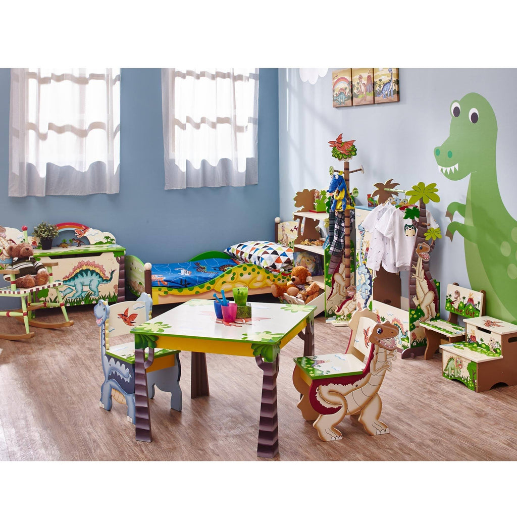 Dinosaur Kingdom Bookcase with 3 Shelves and Drawer O52084