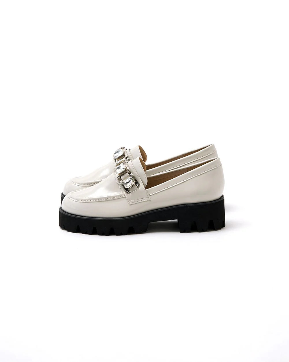 Track Sole Beaded Loafers I37364