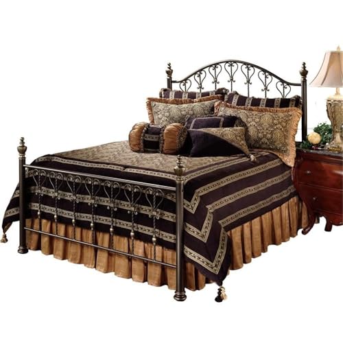 Queen Bronze Bed Set with Rails P199921