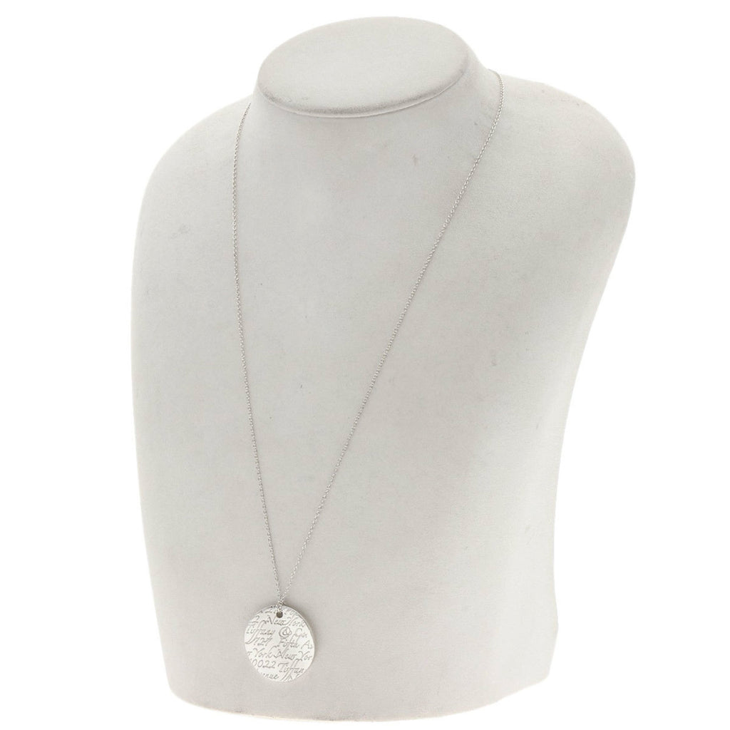 Tiffany Notes Round Ginza 2008 Necklace Silver V300622