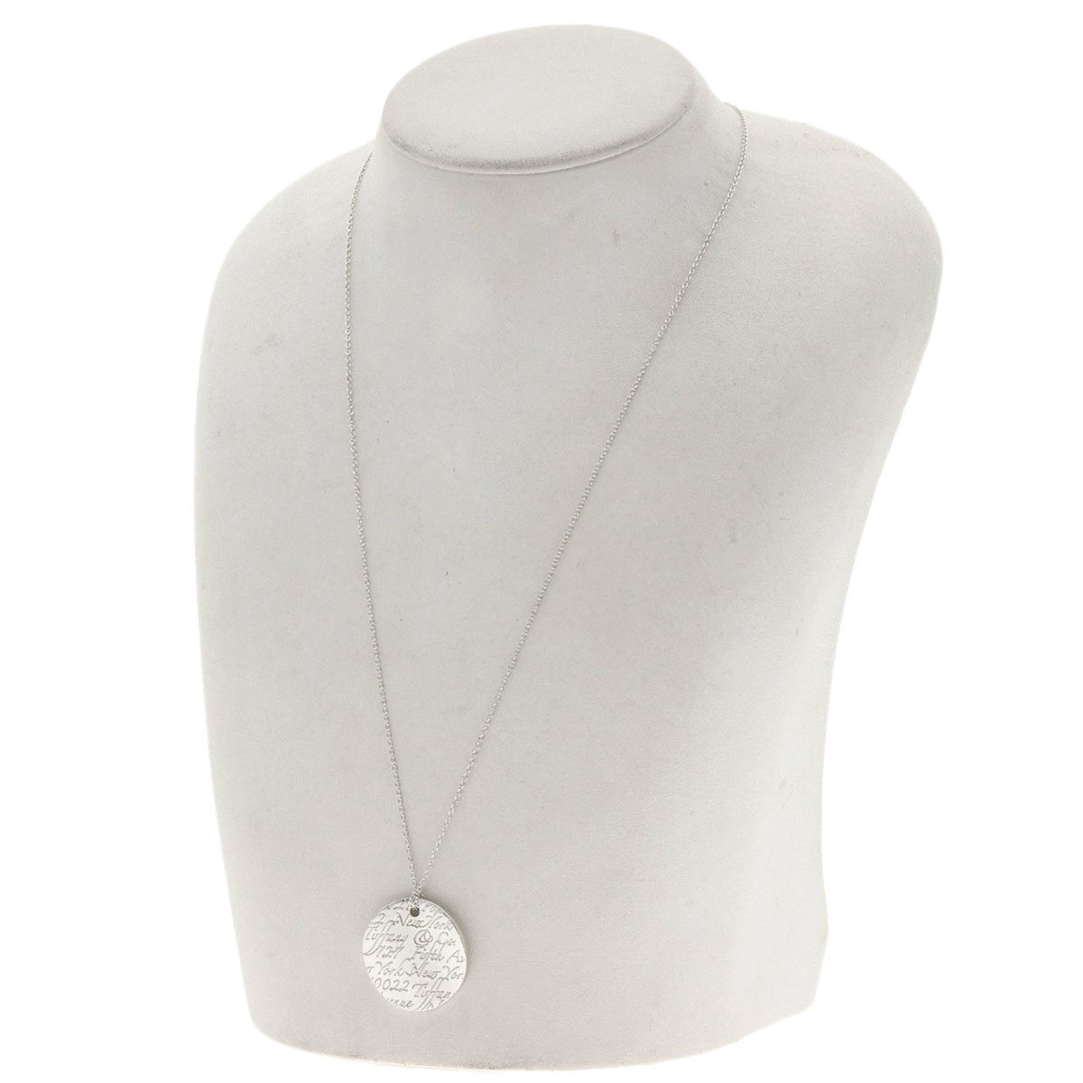 Tiffany Notes Round Ginza 2008 Necklace Silver V300622