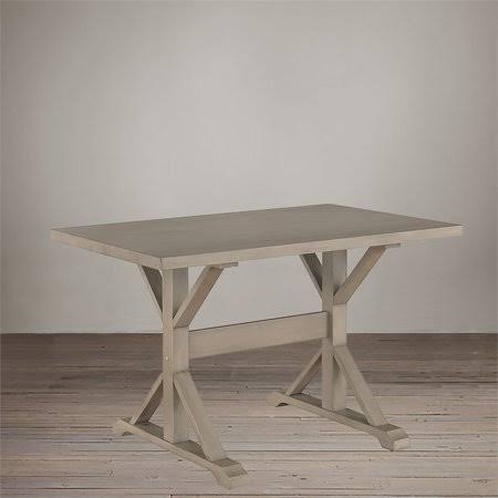 Weathered Gray Trestle Table O199312