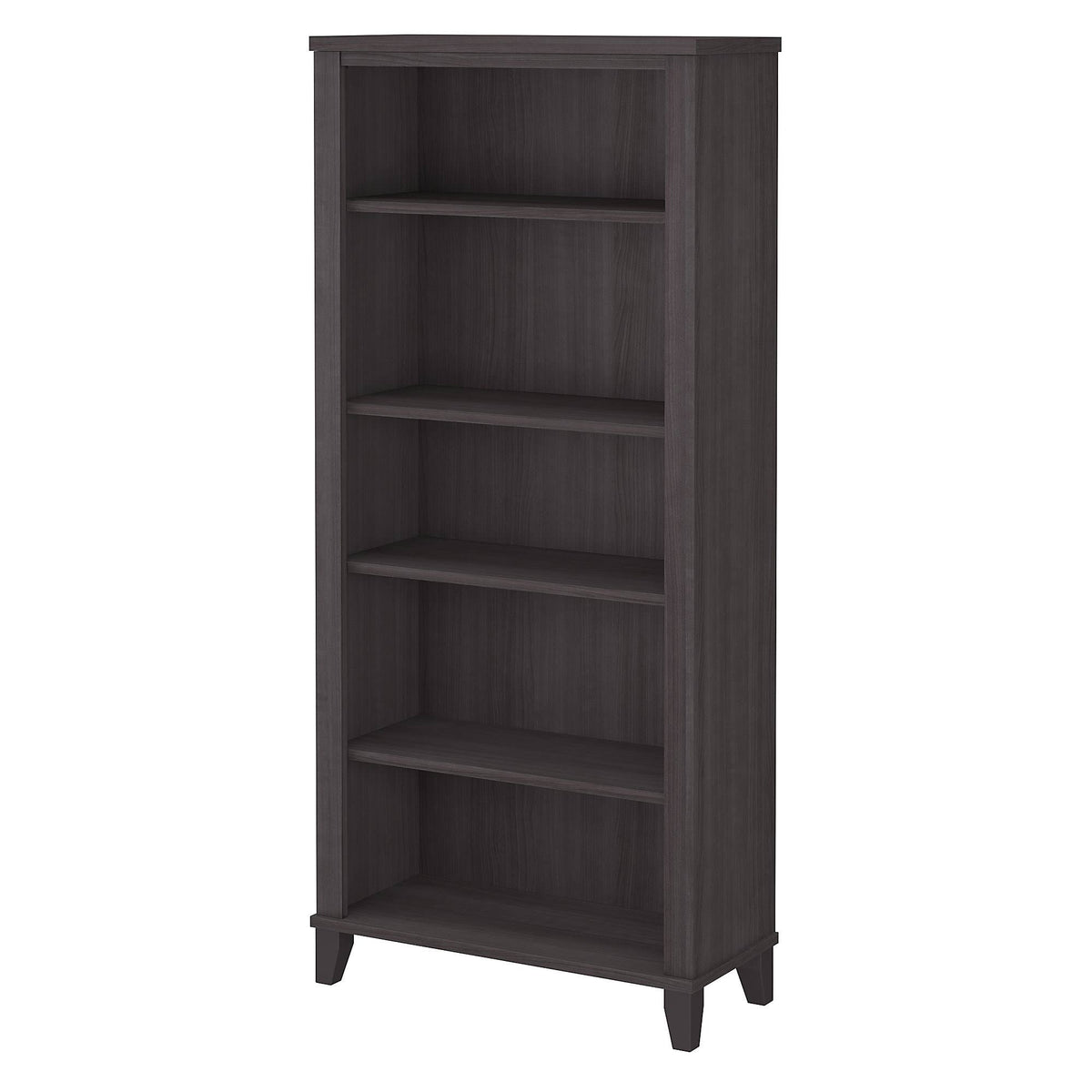 White 5 Shelf Bookcase O3803