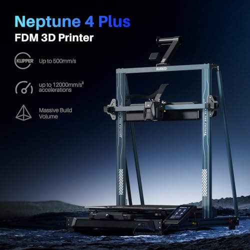 FDM 3D Printer with Auto Bed Leveling, Dual-Gear Direct Extruder, Dual Lead Screw Drive, Removable Capacitive Screen, 8.85x8.85x11in Large Printing Size S31582