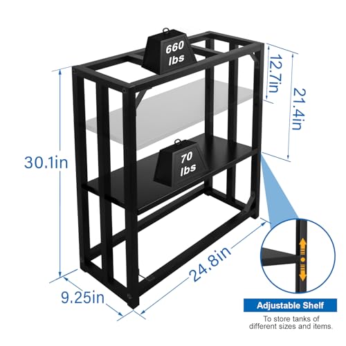 20 Gallon Metal Adjustable Fish Tank Stand I313