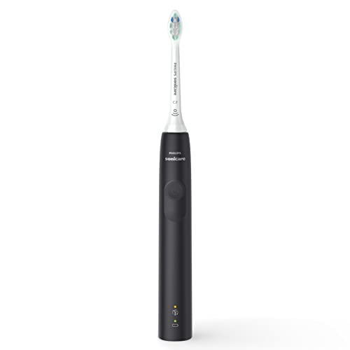 Rechargeable Electric Toothbrush with Pressure Sensor, Black J838