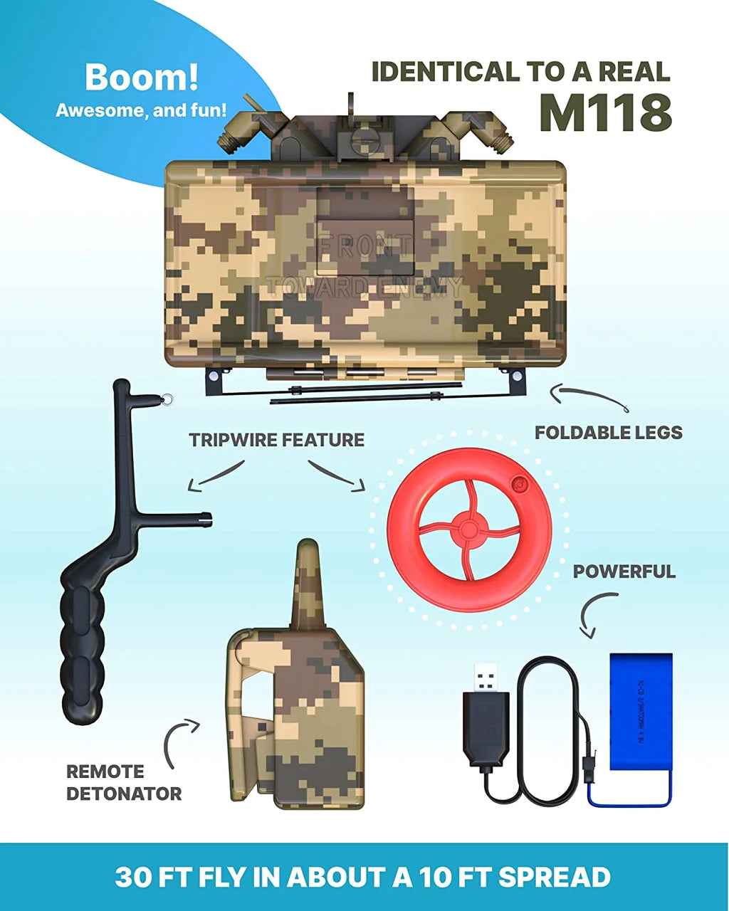 Brown Plastic Claymore Toy, 1 Pack D64184