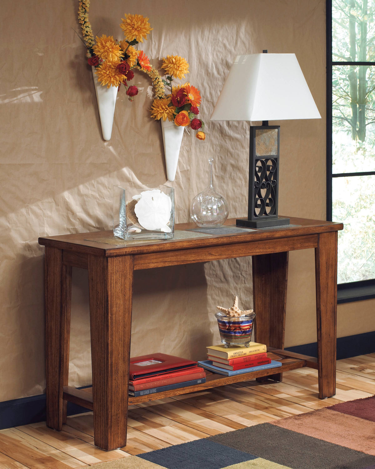 Brown Sofa Table Q9340