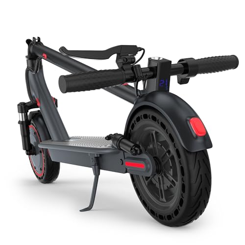 Folding Electric Scooter with Solid Tires and Dual Suspension G911