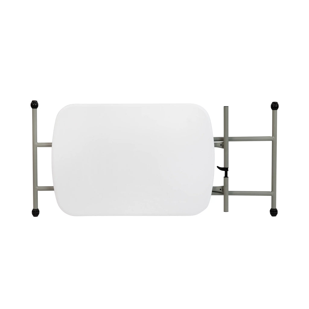 26 Inch Granite White Plastic Folding Table D67221