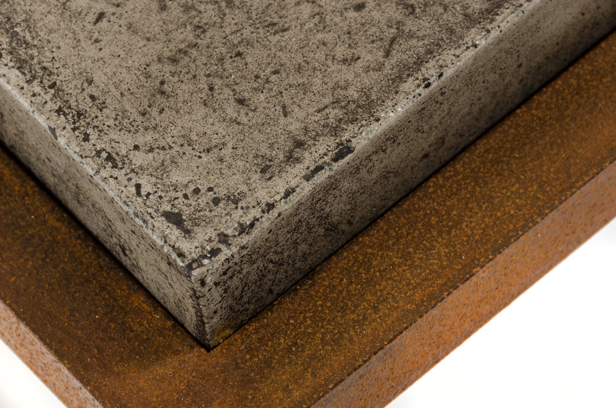 Concrete And Metal Coffee Table S7696