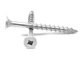 #14-7 x 3x22 Deck Screw Square Drive Bugle Head Type 17 Point Stainless Steel 18-8 Q675194