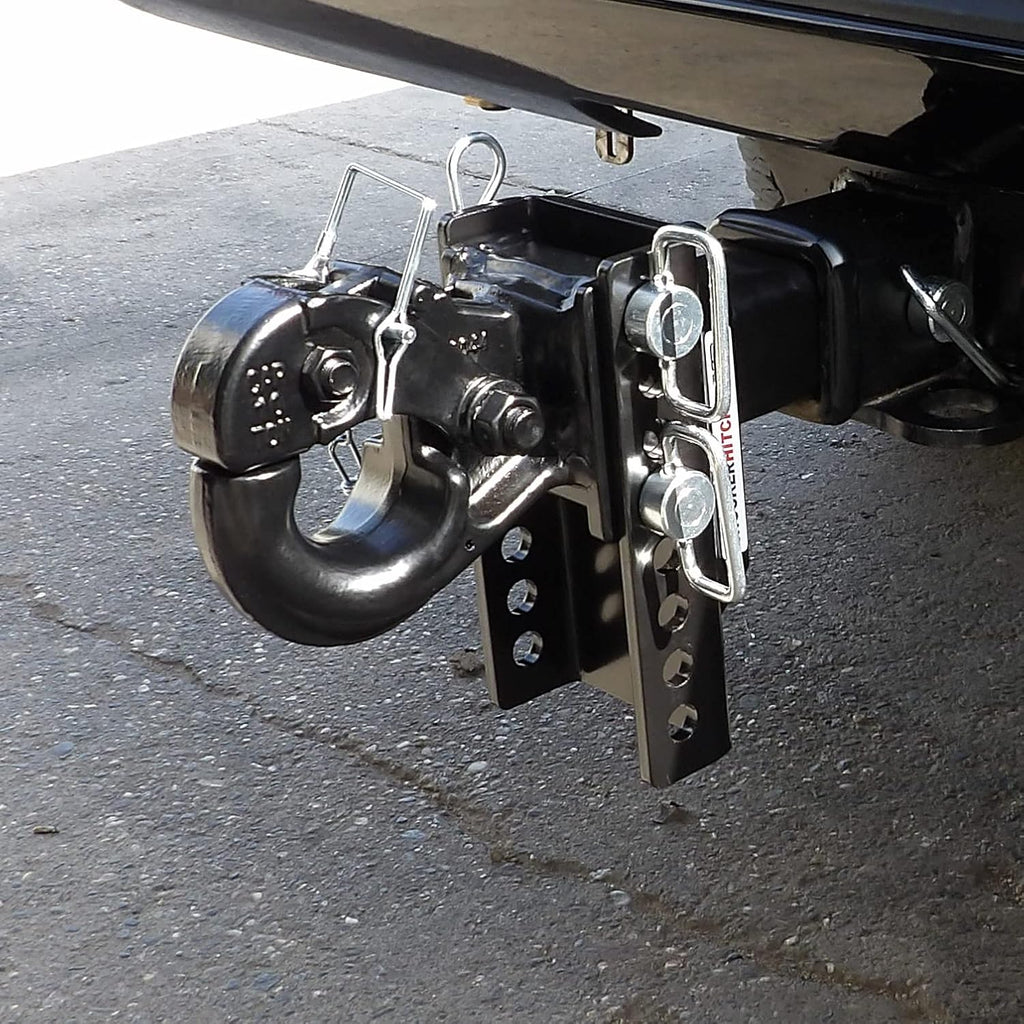 Pintle Hook Drop Ball Mount 12,000 lbs, Fits 3" Hitch K75702