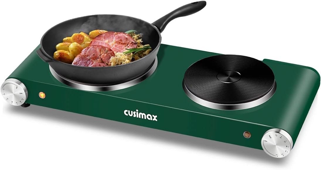 Electric Hot Plate Single Burner 1500W Cast Iron Stainless Steel A215562