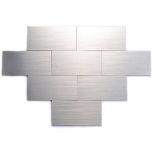 Peel and Stick Tile Backsplash (3x6 inch Chip Size Pack of 40) Y10438