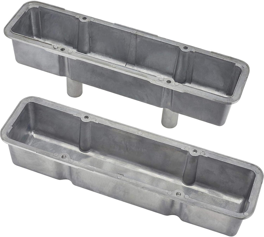 Chrome Aluminum Valve Covers with Shielded Breathers M346850