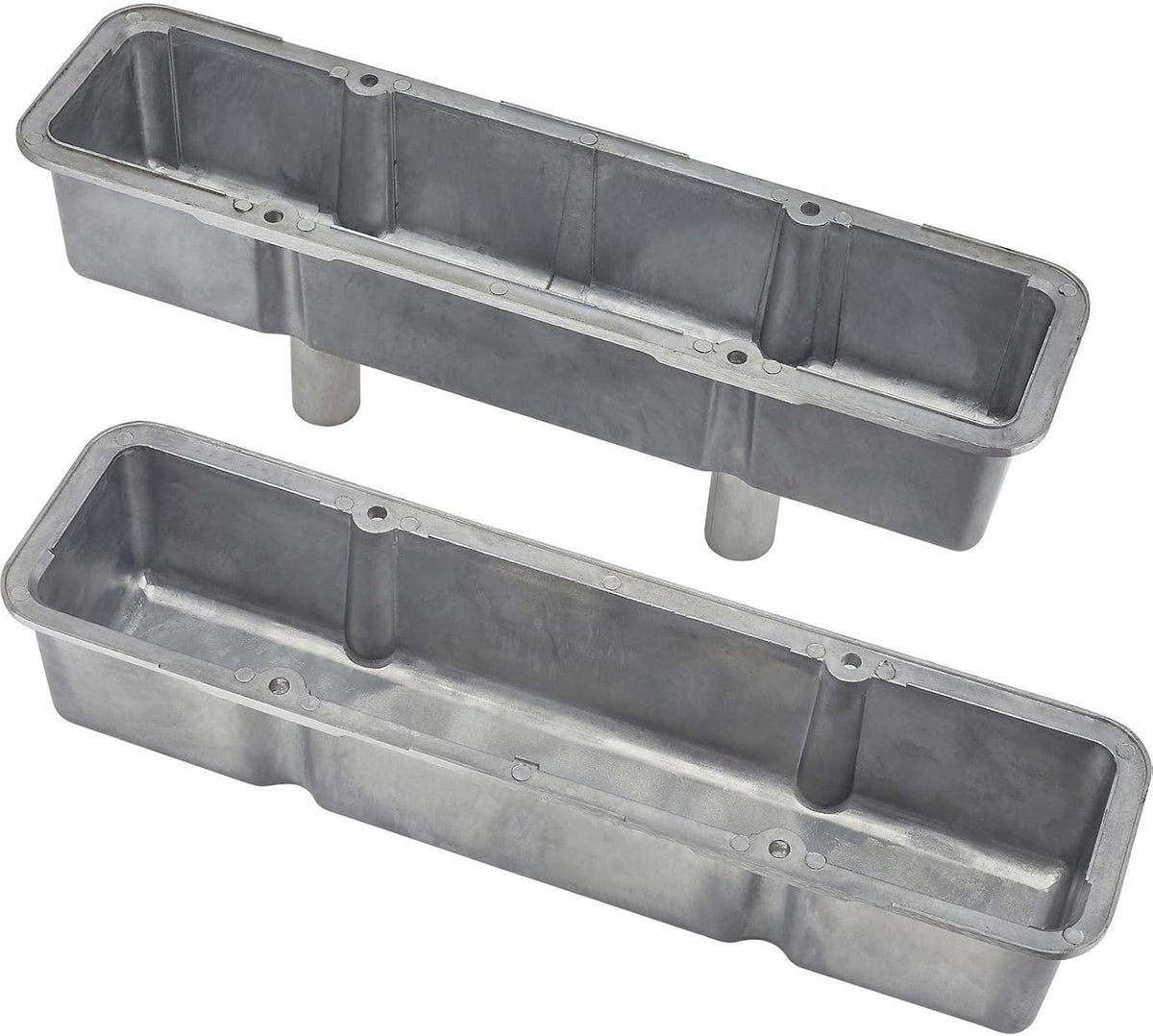 Chrome Aluminum Valve Covers with Shielded Breathers M346850