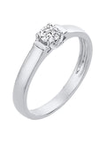 10K Gold Diamond Engagement Ring T3267