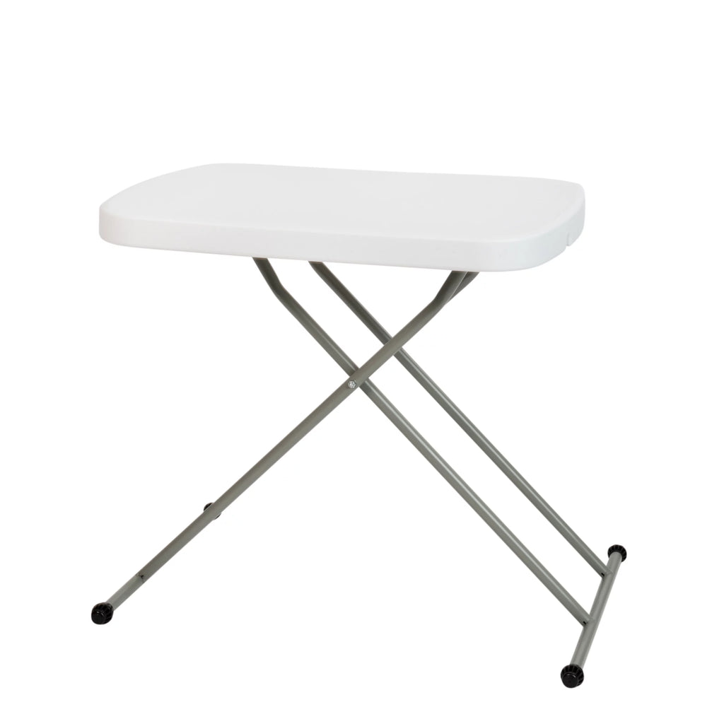 26 Inch Granite White Plastic Folding Table D67221
