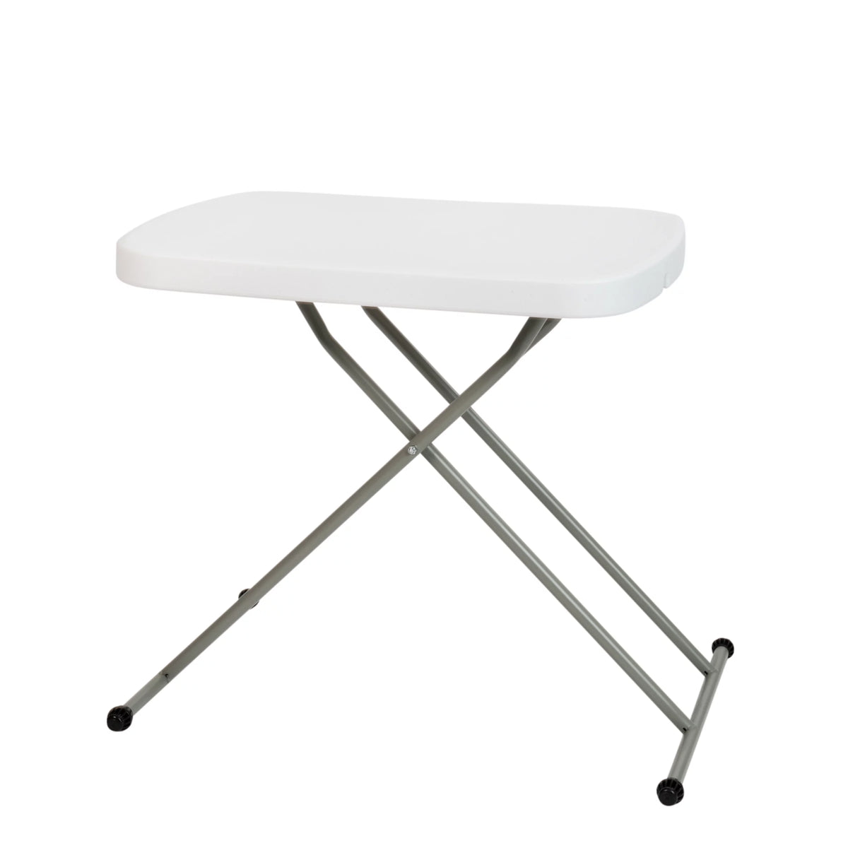 26 Inch Granite White Plastic Folding Table D67221