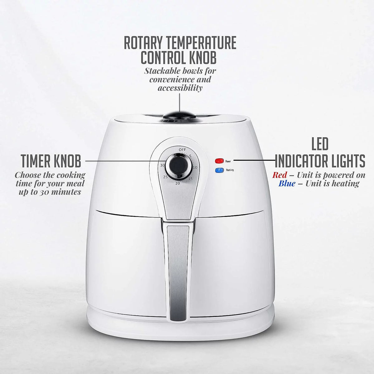 3.2 Qt Compact Non-Stick Air Fryer E226355