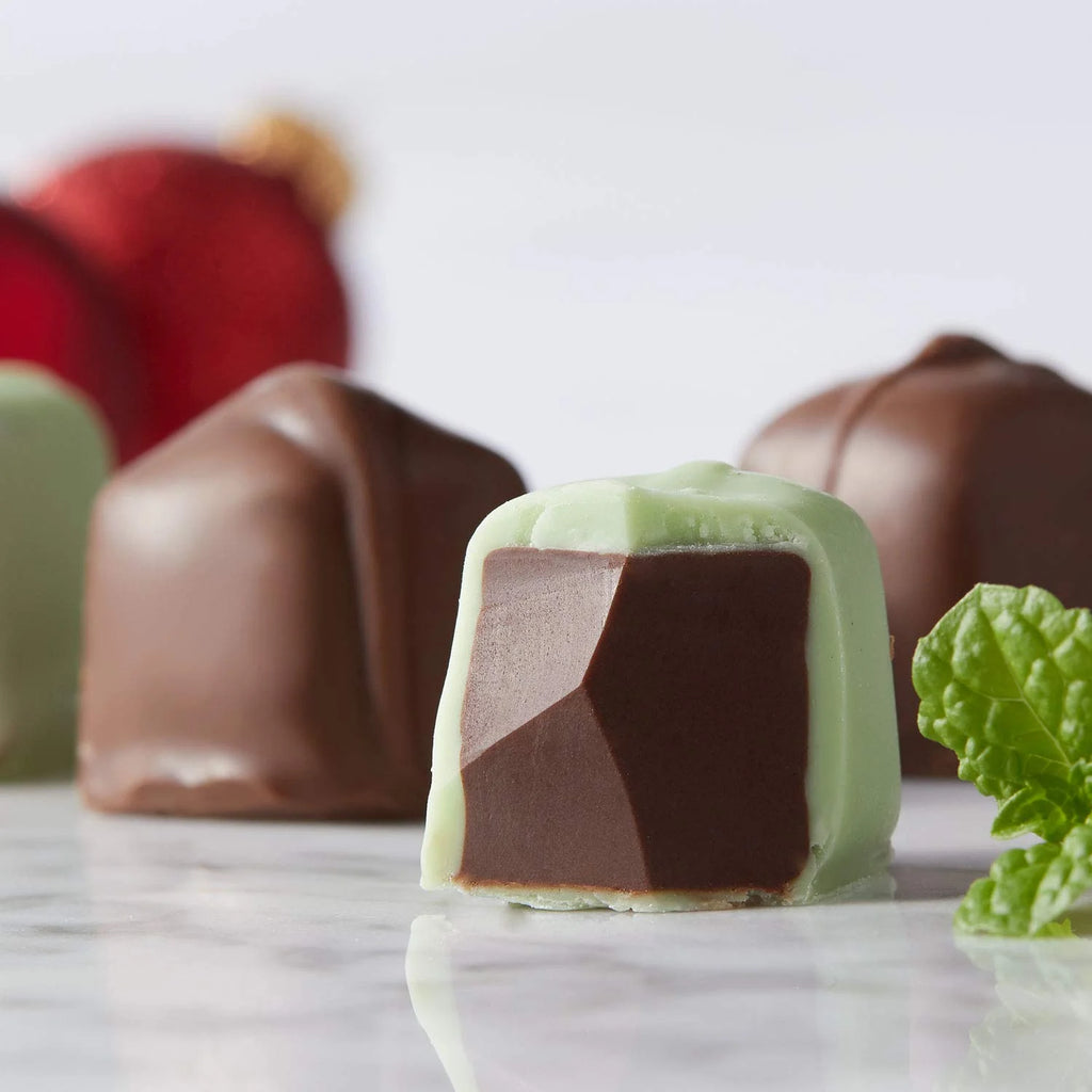 Milk Chocolate And Pastel Candy With A Mint Chocolate Center, 1 Lb N1674